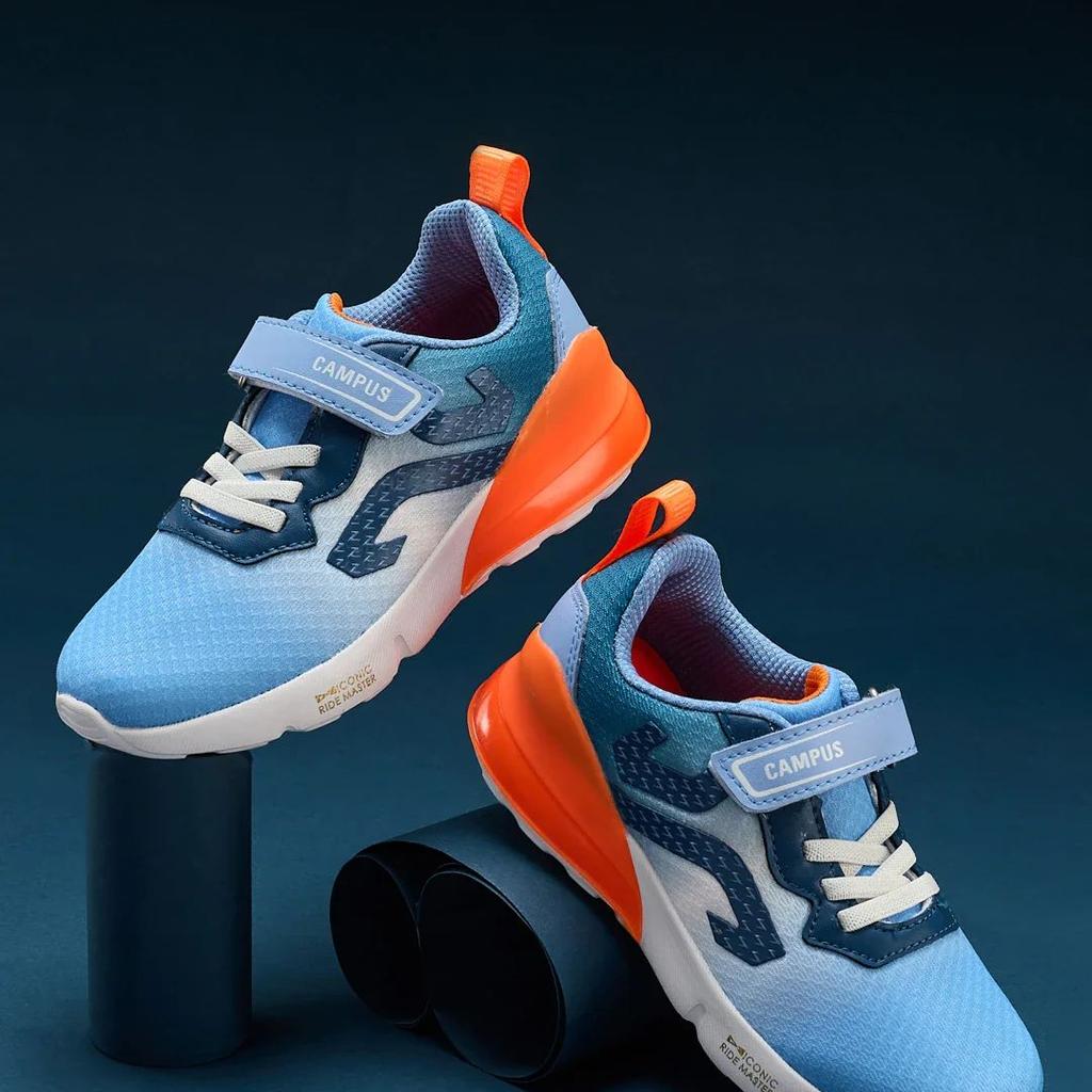 AERIX K Blue Kids Running Shoes