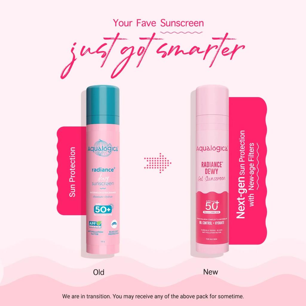 Radiance+ Dewy Sunscreen In-Vivo Tested with Watermelon & Niacinamide with SPF 50 & PA++++ - 50g