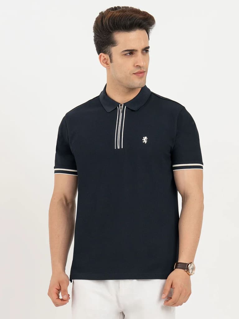 Polo T Shirts for Men in Dark Navy | Classic Polo T Shirts — S / Dark Navy
