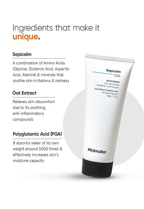 Sepicalm 3% Moisturizer