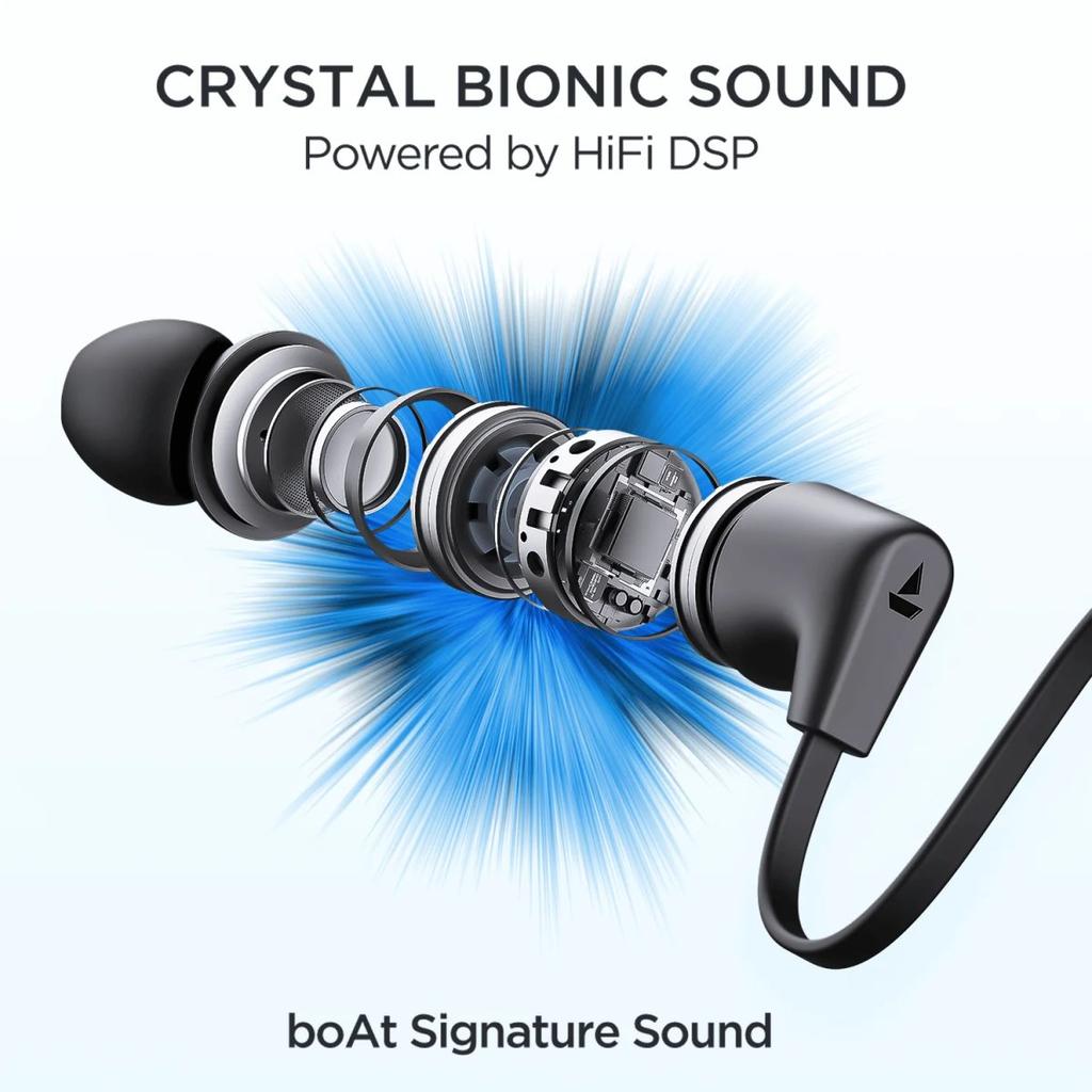 boAt Rockerz Trinity | Wireless Neckband Earphones with Crystal Bionic Sound powered by HiFi®️ DSP, 10mm Drivers, Upto 150 Hours Playback, ASAP™️ Charge, ENx™️ Technology — photo 4