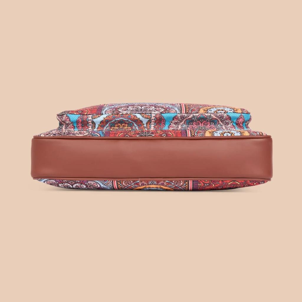 Multicolor Mandala Print Laptop Bag — photo 8