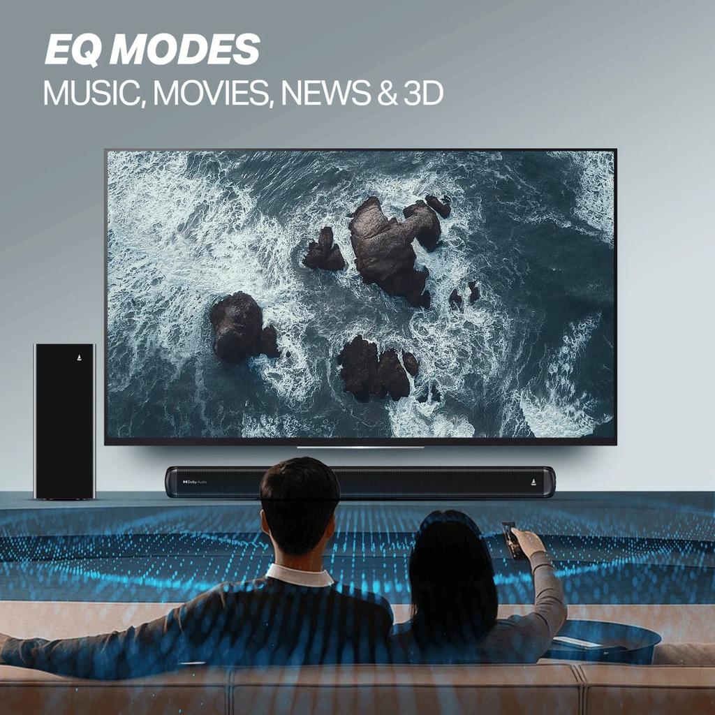 boAt Aavante 2.1 1600D | 160W 2.1 Channel Soundbar with Wired Subwoofer, Multi-Connectivity & EQ Modes — photo 3