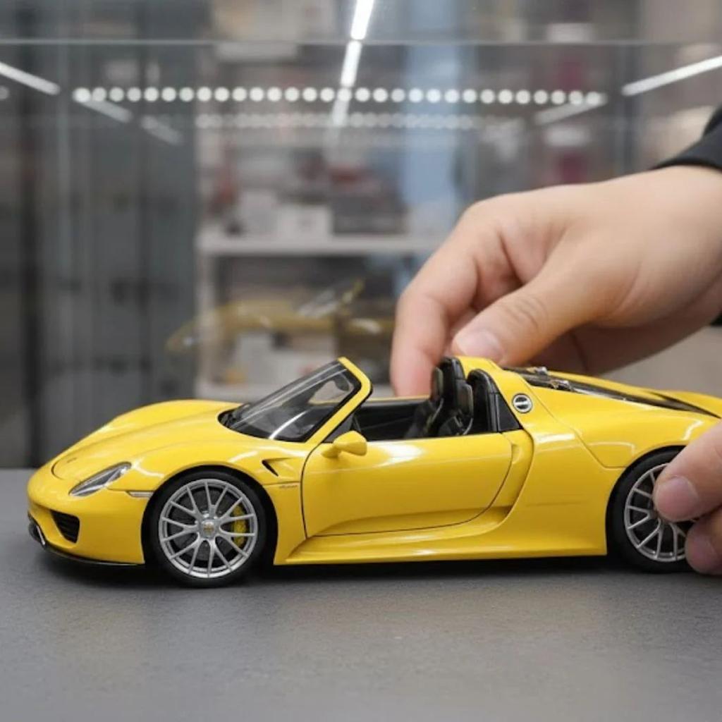 Welly Porsche 918 Spyder Convertible Car Model – 1:24 Scale Official Licensed Die-Cast — photo 4