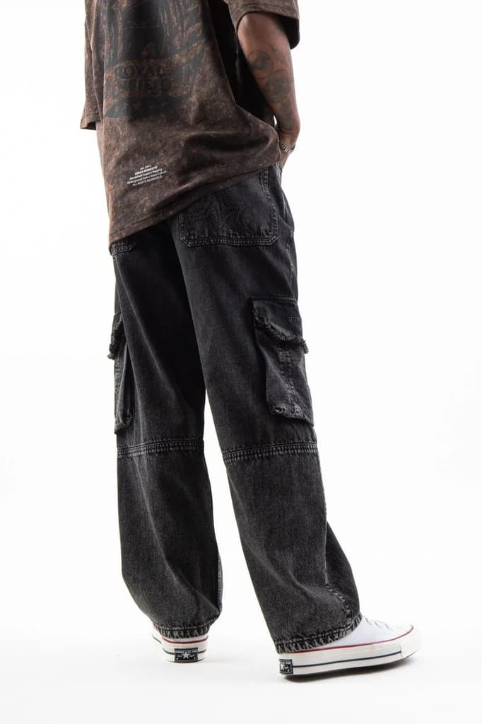 Machine Denim Cargo Pants_Royal Enfield x Urban Monkey — photo 6