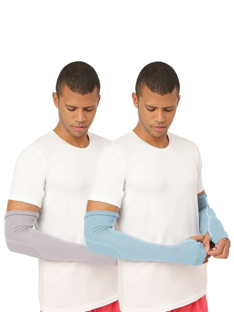 Unisex White Arm Sleeves (Pack of 2) — photo 16