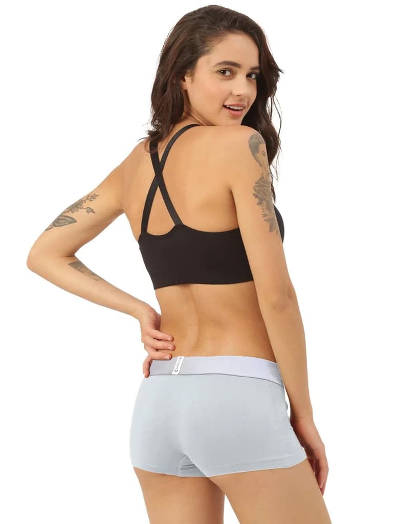 Women's Anti-Bacterial Micro Modal Boyshort with Silverfox Waistband (Pack of 1) — photo 10