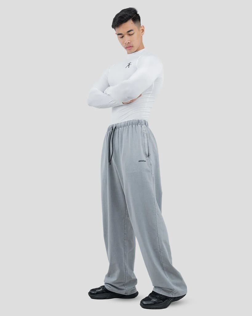 Acid Wash Baggy Pants — photo 10