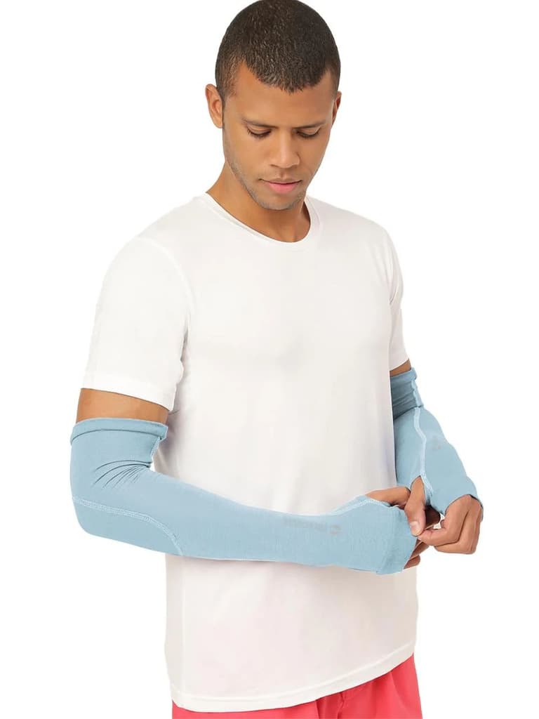 Unisex White Arm Sleeves (Pack of 2) — photo 9