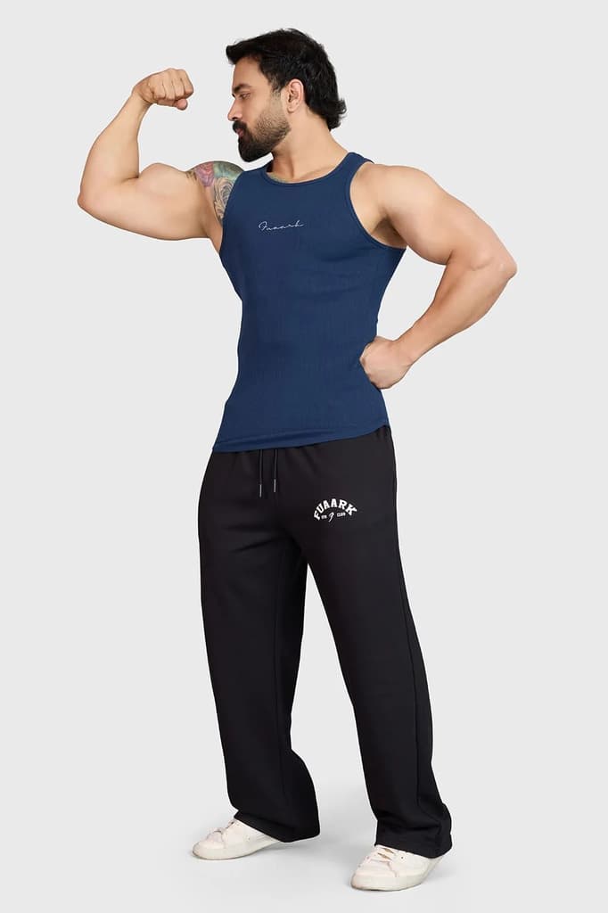 Ribbed Tank Navy — photo 2