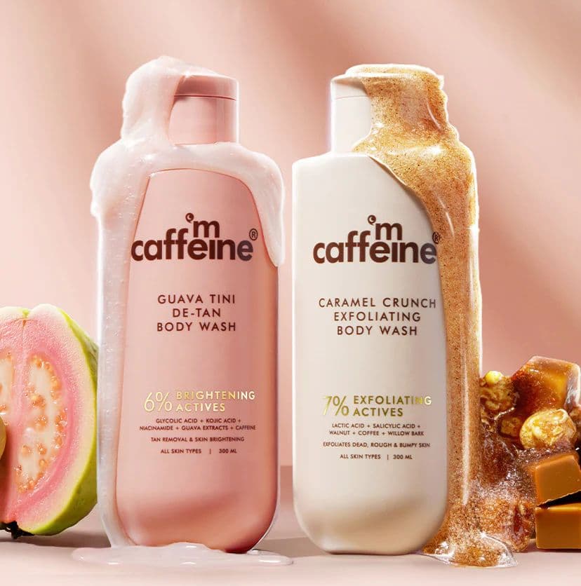 De-Tan & Exfoliating Body Washes (Set of 2)