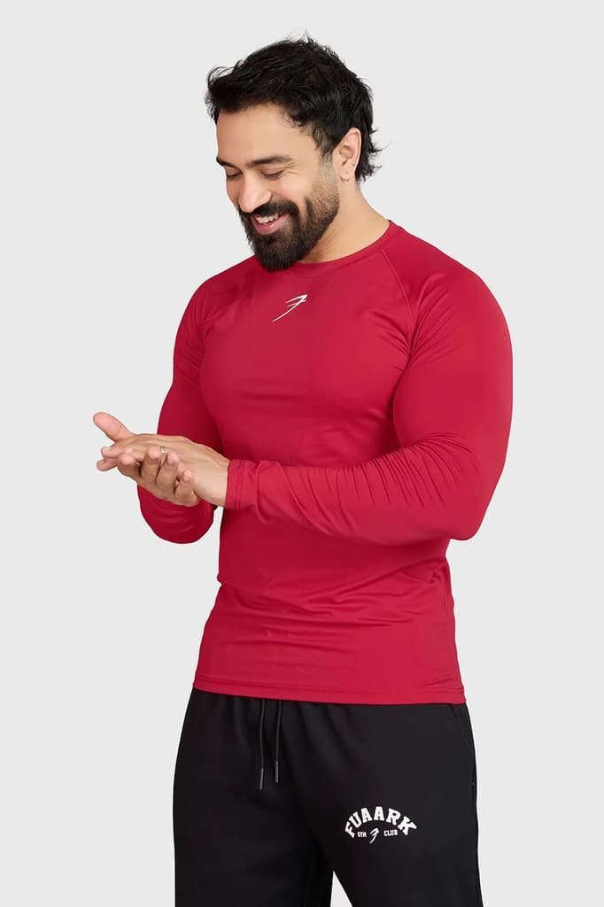 Core Fullsleeves T-shirt Red — S