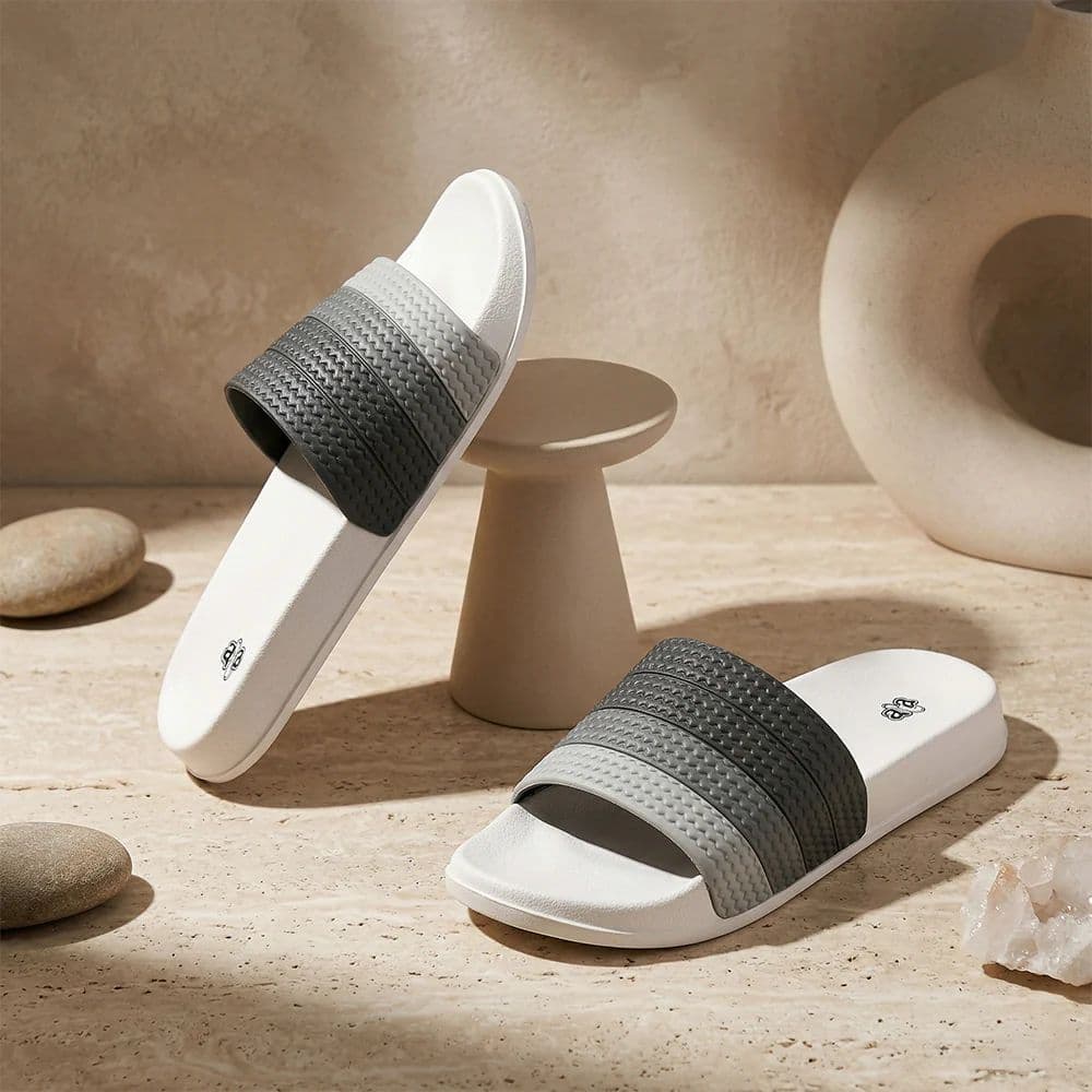 A HA PRIMGO-E Grey Casual Slip on Slides for Men by Liberty — photo 2