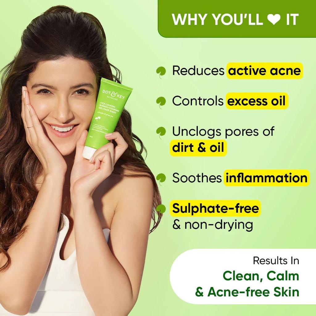 Cica + Salicylic Gel Face Wash - Pack of 2 — photo 2