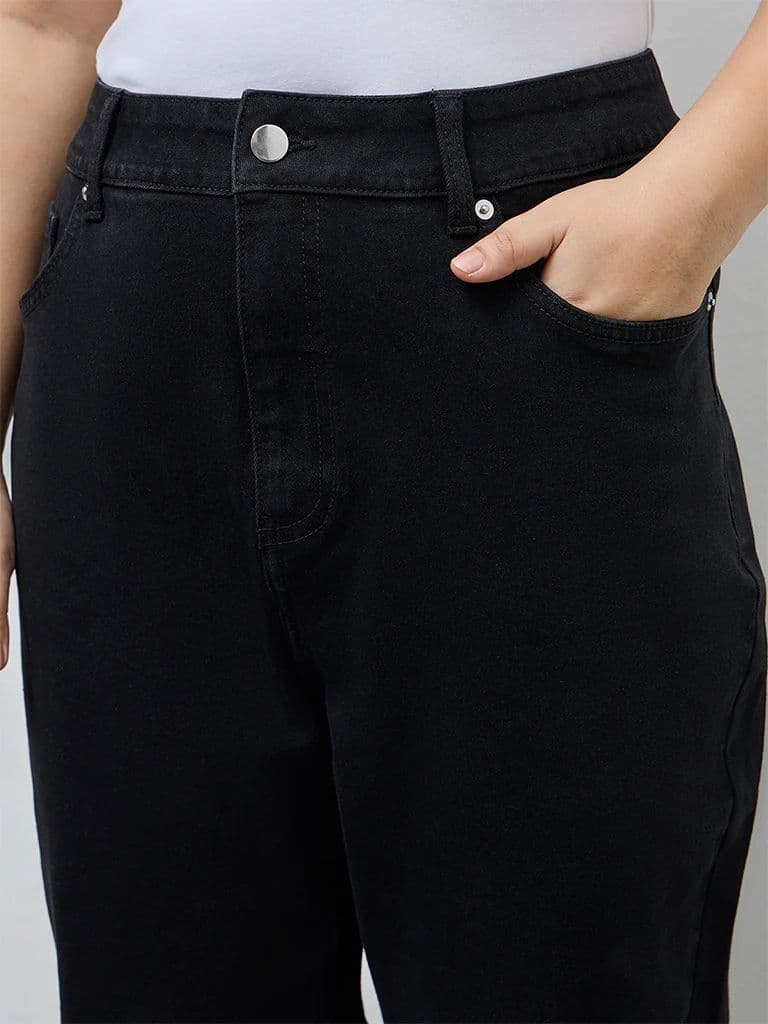 Gia Black Bootcut High-Rise Jeans — photo 3