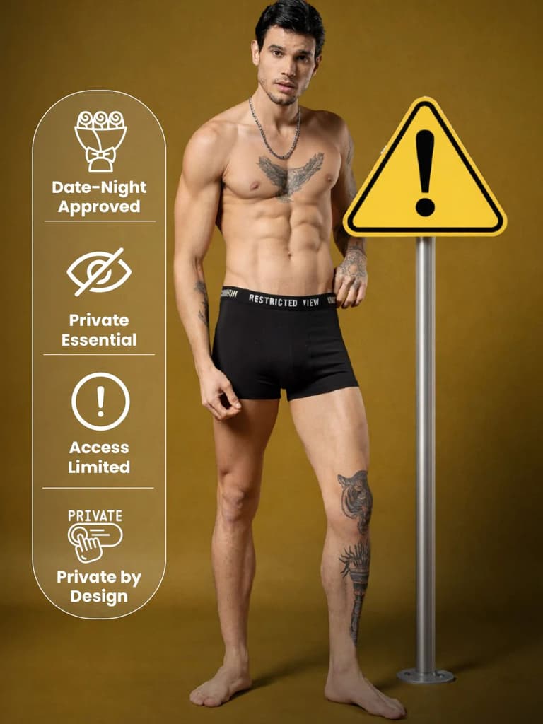 Statement Men's Trunk "Restricted View" — photo 3