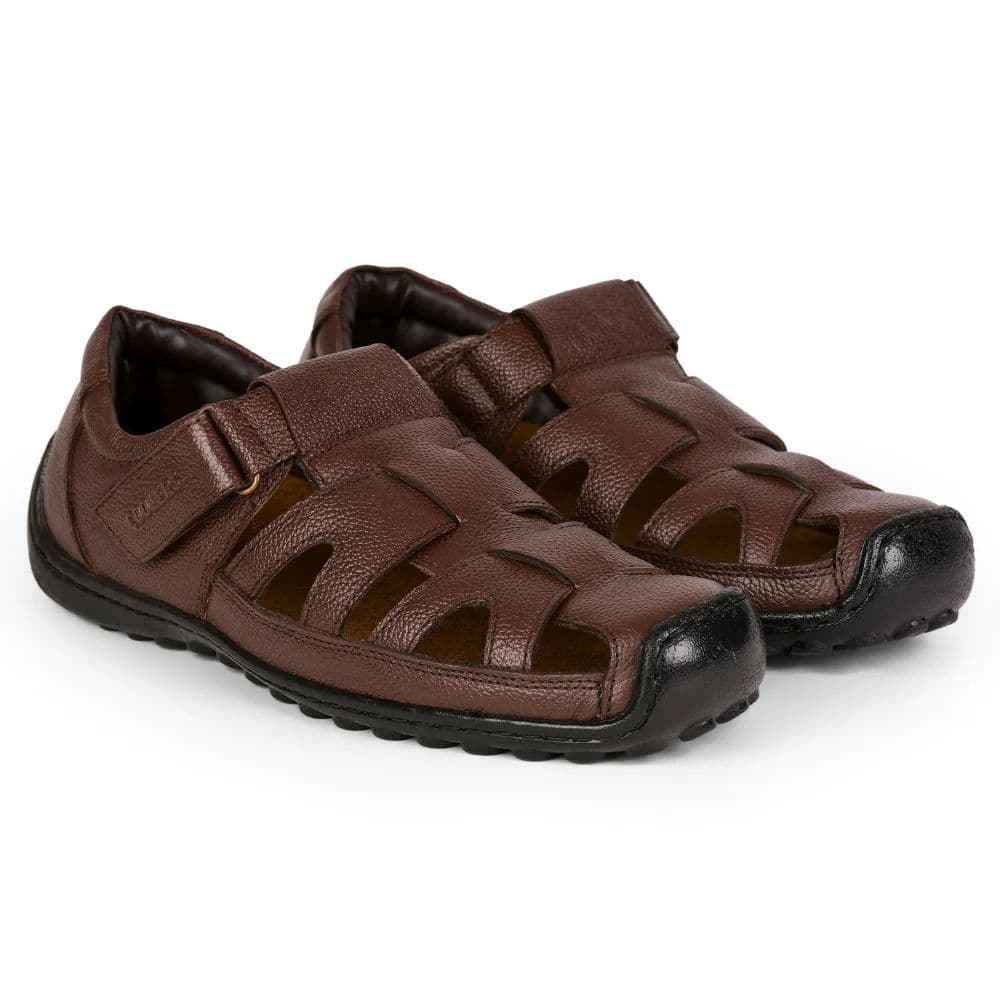 Coolers Tan Casual Sandal For Men LOM-428 By Liberty — photo 2