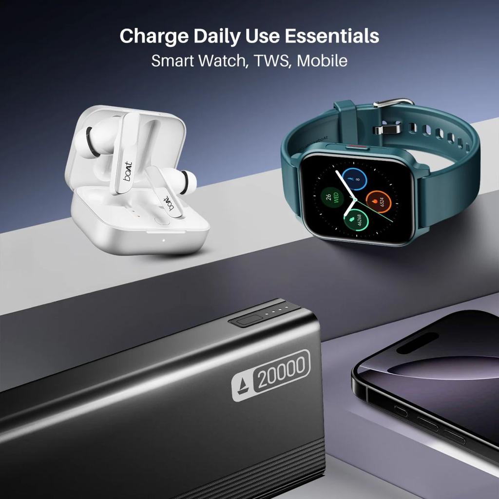 Energyshroom PB401 | Powerbank with 20000mAh Lithium Polymer Battery, Multiple Ports for Simultaneous Charging — photo 9