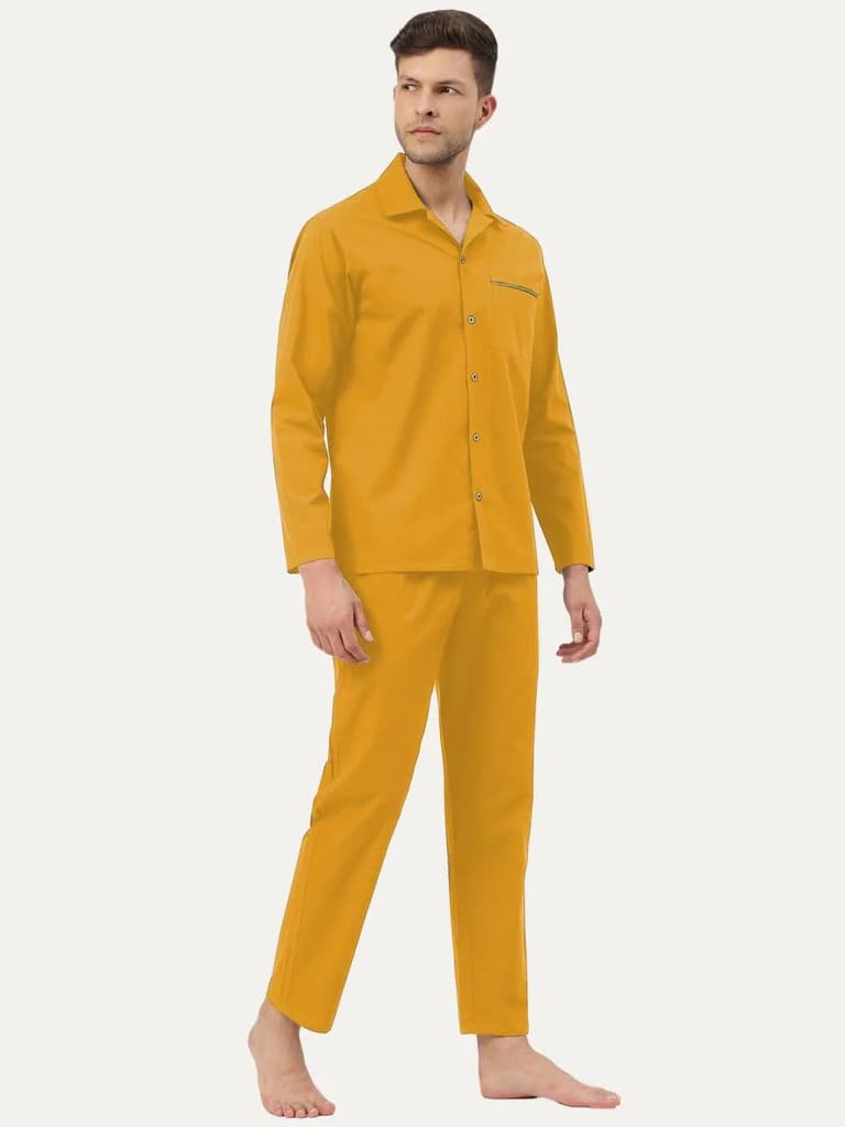 Men's Organic Cotton Solid Sleepsuit — photo 10
