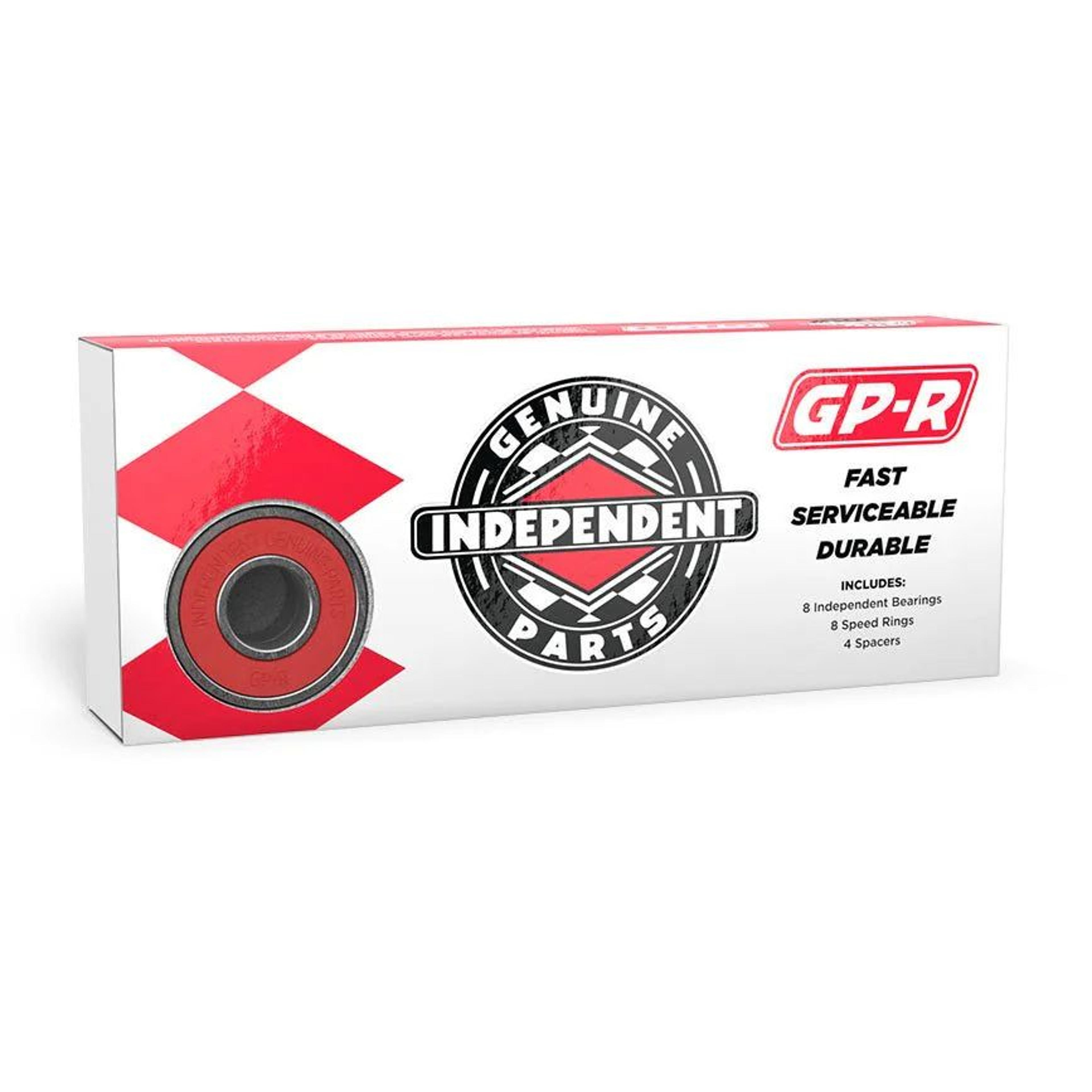 Genuine Parts Bearing GP-R Independent - set of 8 bearings, 4 spacers, and 8 speedrings