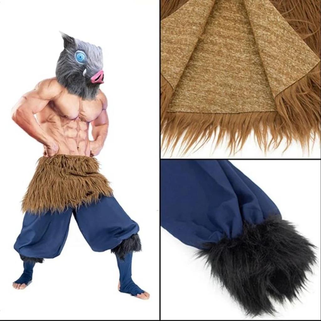 Inosuke Cosplay Costume | Demon Slayer Hashibira Role Play Outfit — photo 2