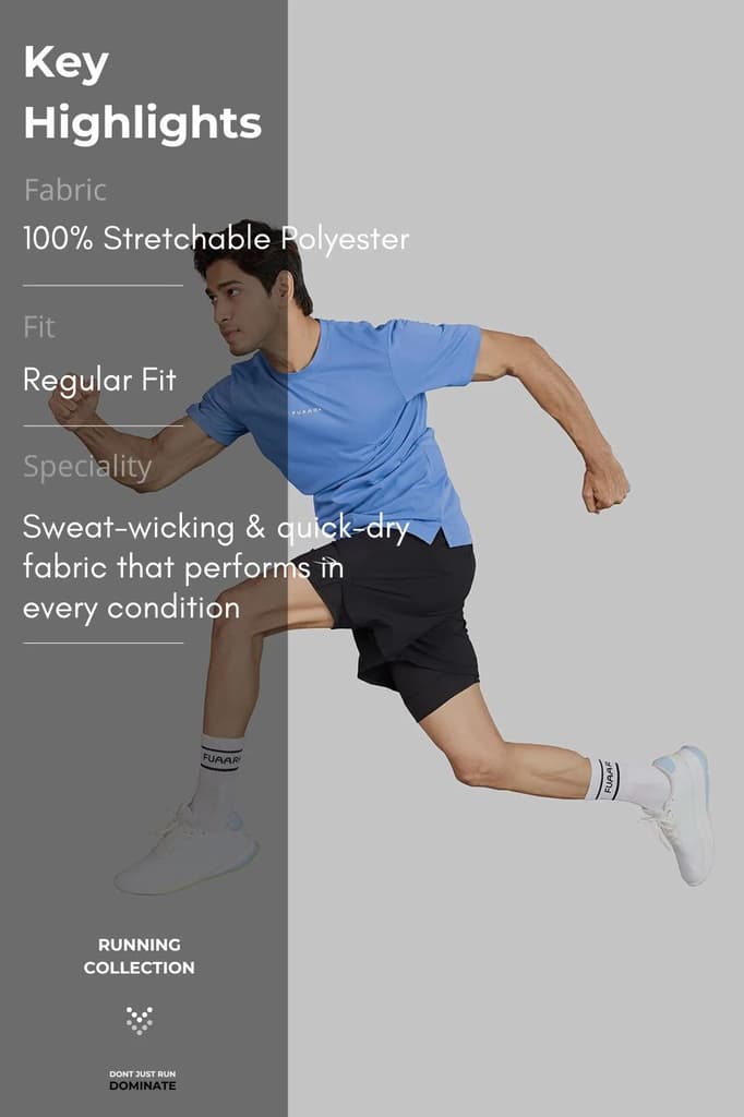Slate Running T-shirt Blue — photo 7