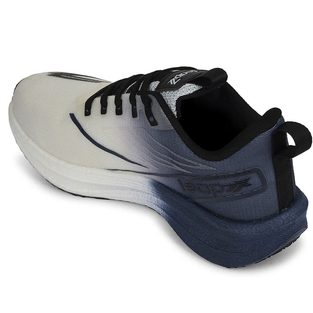 Leap7x Light Grey Sports Lacing Running Shoes For Men XLM-03 By Liberty — photo 5