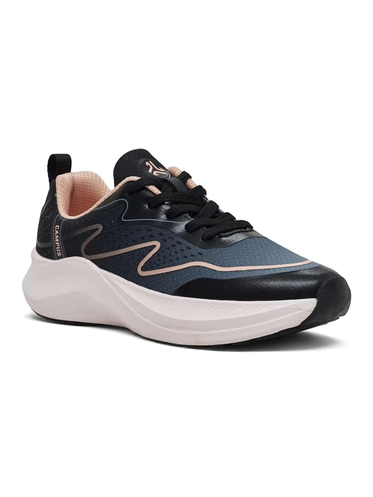 SHEAR Black Women's Running Shoes — Black / 4