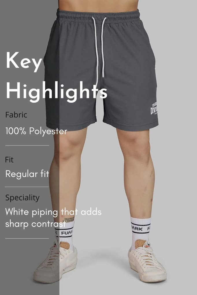 Grit Shorts Grey — photo 7