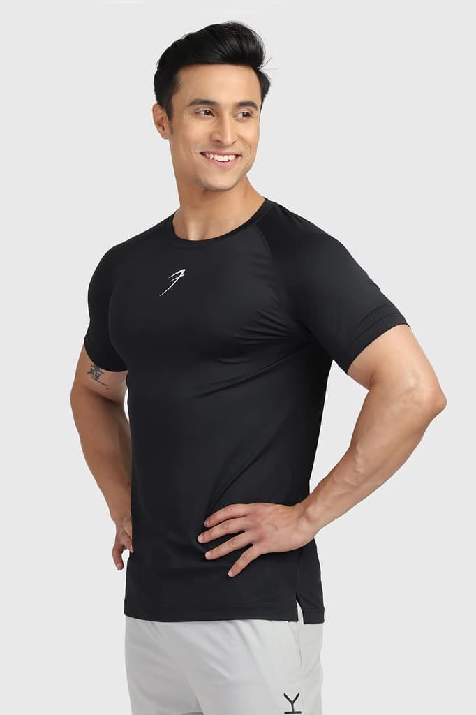Sleek T-shirt Black / Logo