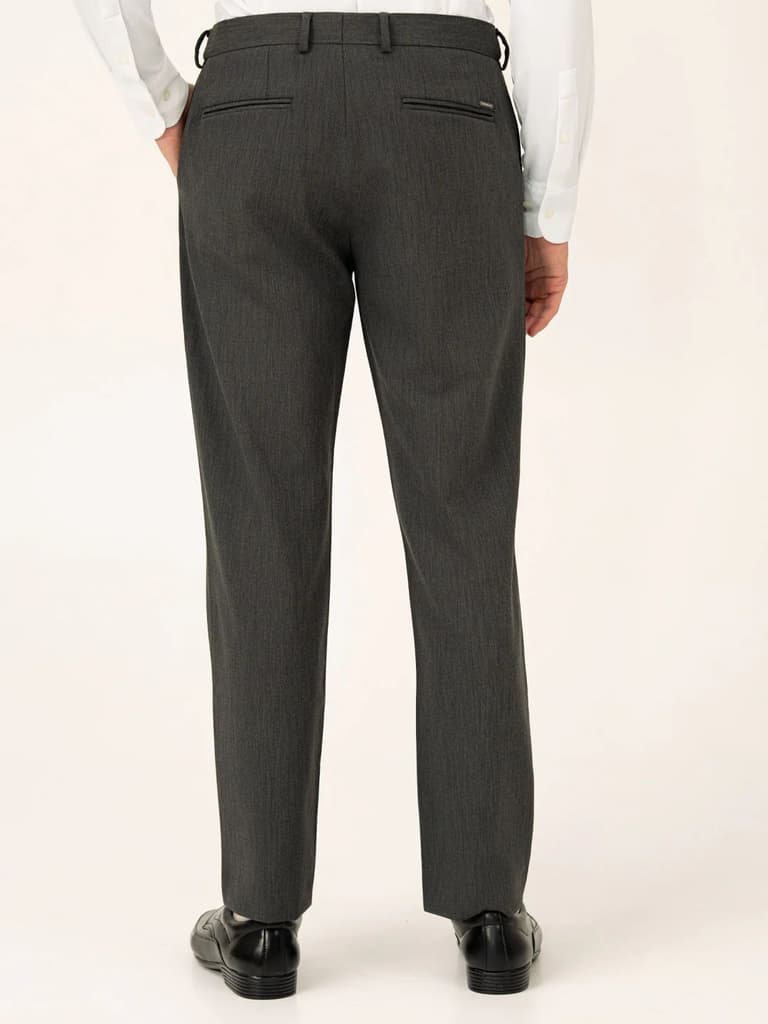 Decision Grey Pro.Stretch Formal Trousers