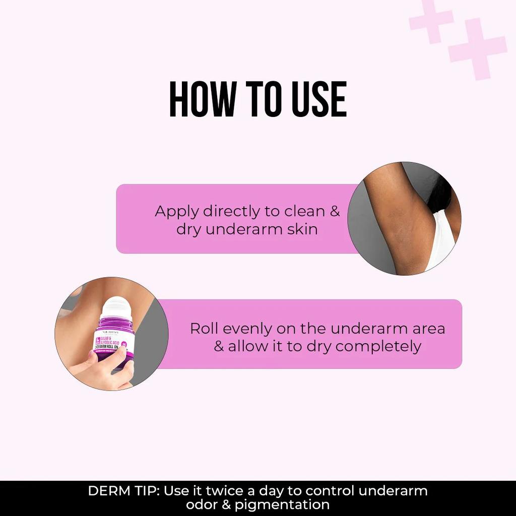 Gulab & Glycolic Acid Underarm Roll On - 50ml