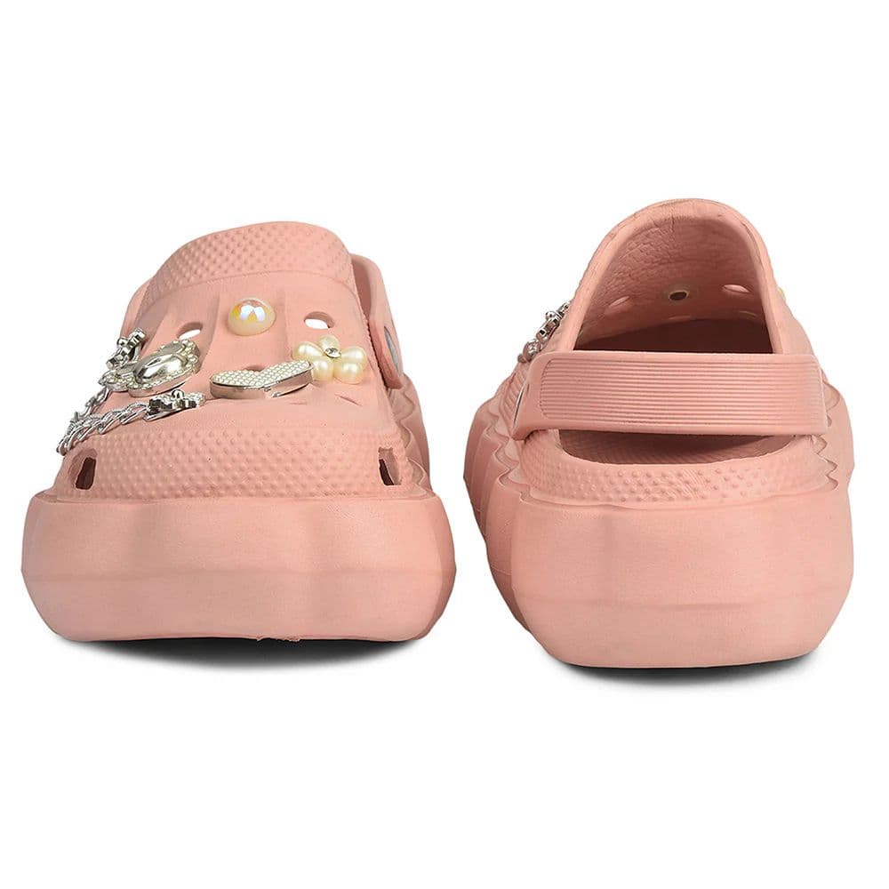 A-HA Peach Casual Sling Back Clogs For Women ZQ-SH-012 By Liberty — photo 6