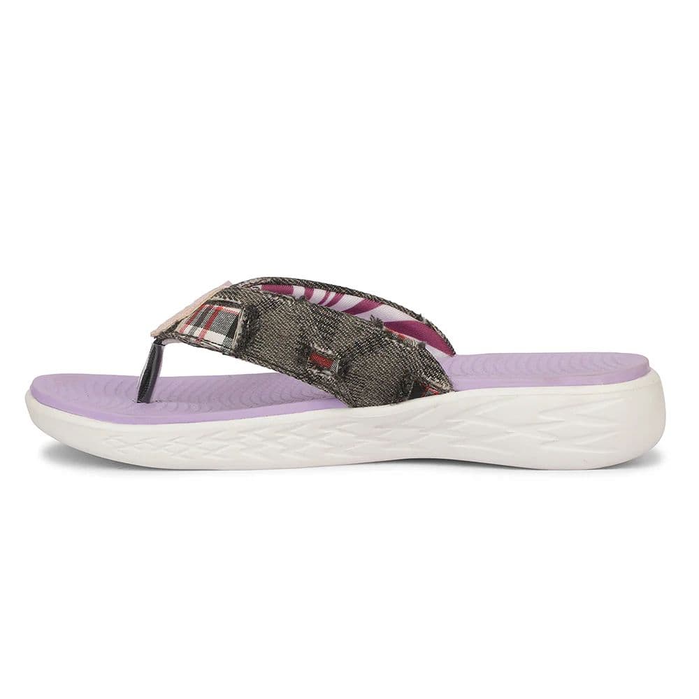 A-HA IMPACT-L37 EVA Black Casual Slippers for women By Liberty — photo 5
