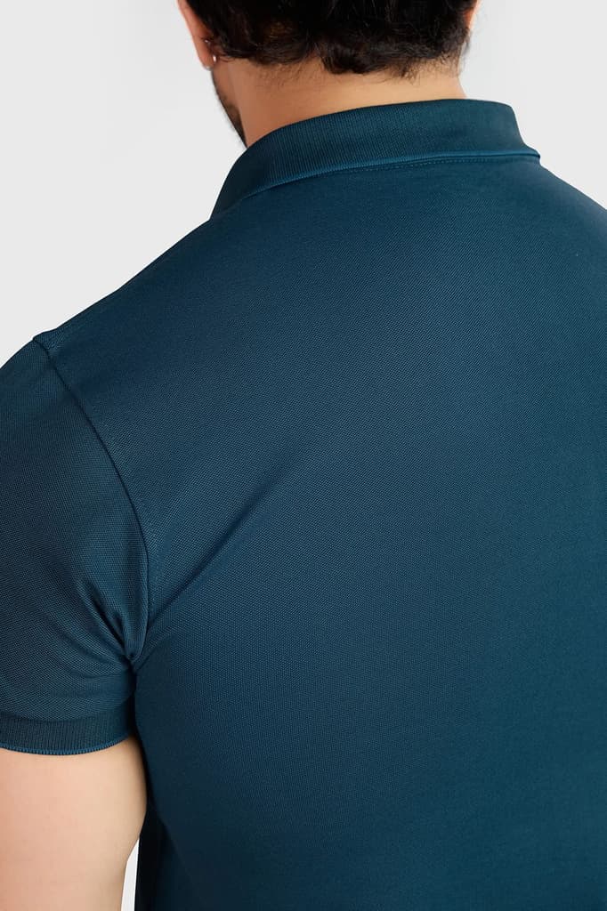 Aura Polo T-shirt Teal — photo 4
