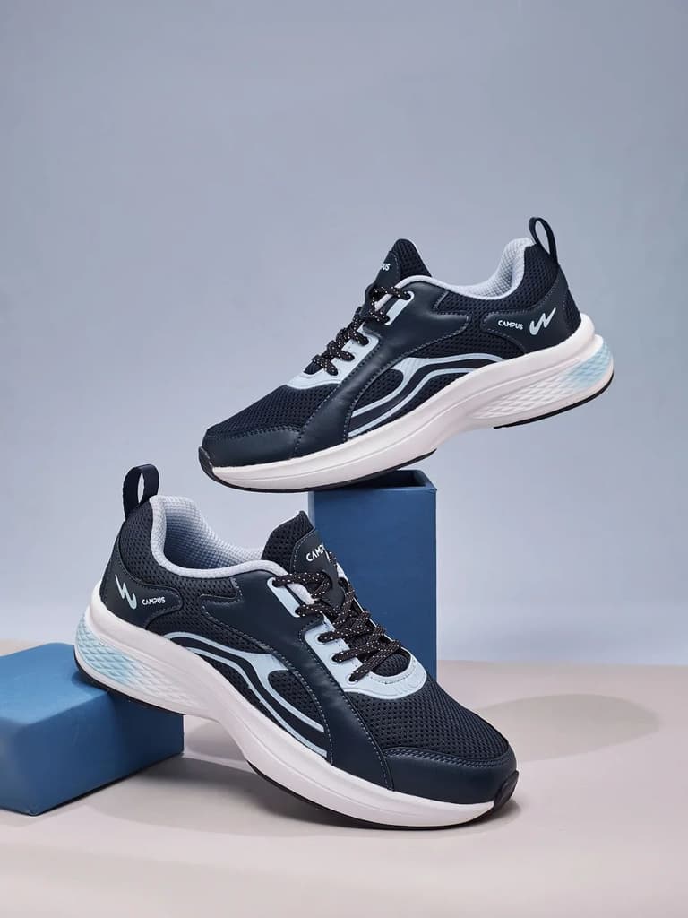 STREAM Navy Women's Sneakers — Navy / 4