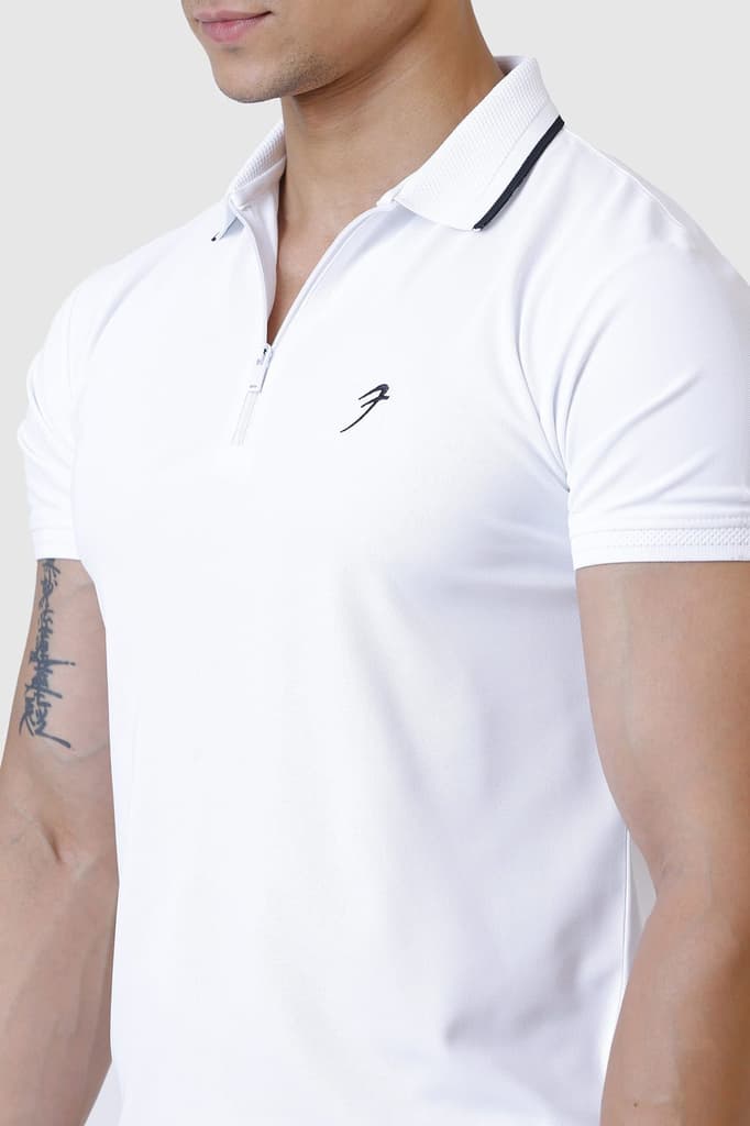 Stride Polo T-shirt White — photo 4