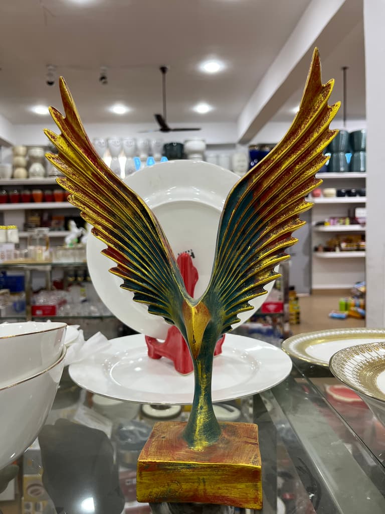 Gold Bird Statue | Sculpture | Bronze | Gold