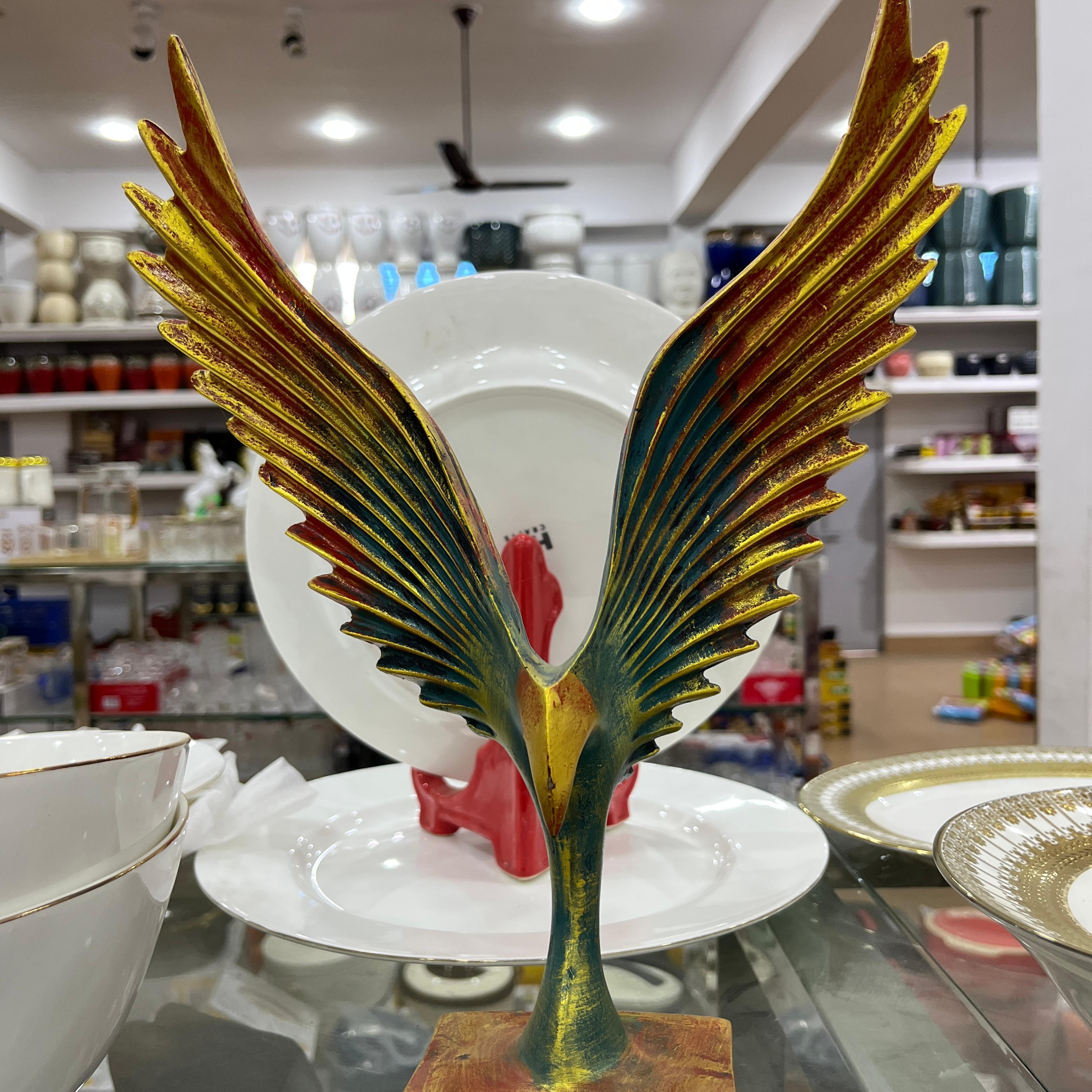 Gold Bird Statue | Sculpture | Bronze | Gold