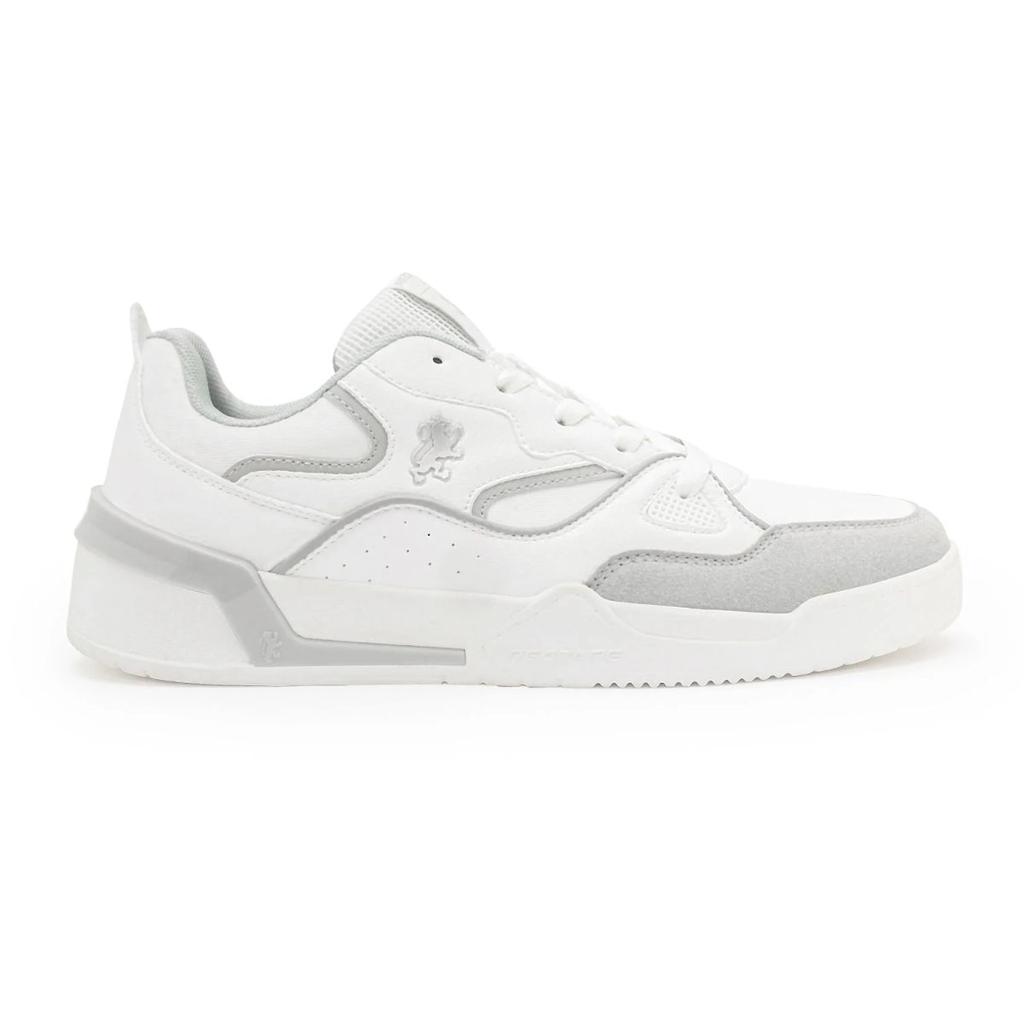 Sneakers for Men in White and Grey | Casual Low-Cut Lifestyle Shoes. — photo 2