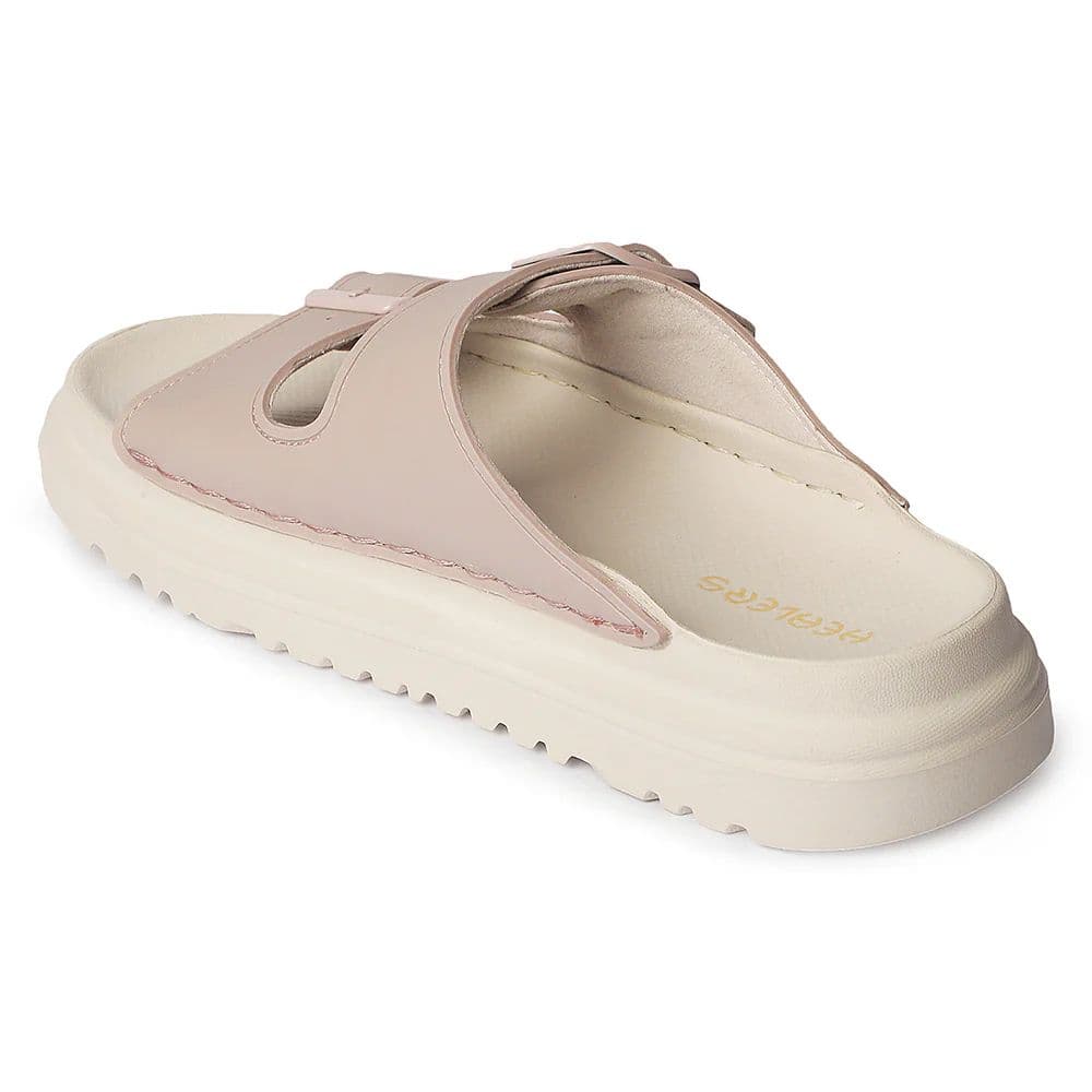 Healers ZQ-DMSL-07 Everyday Comfort Peach Casual Slippers for Women By Liberty — photo 3