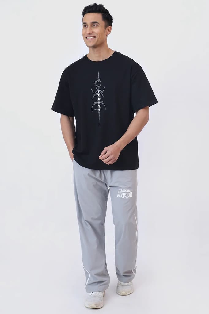 Twin Sword Oversized T-shirt Black — photo 3