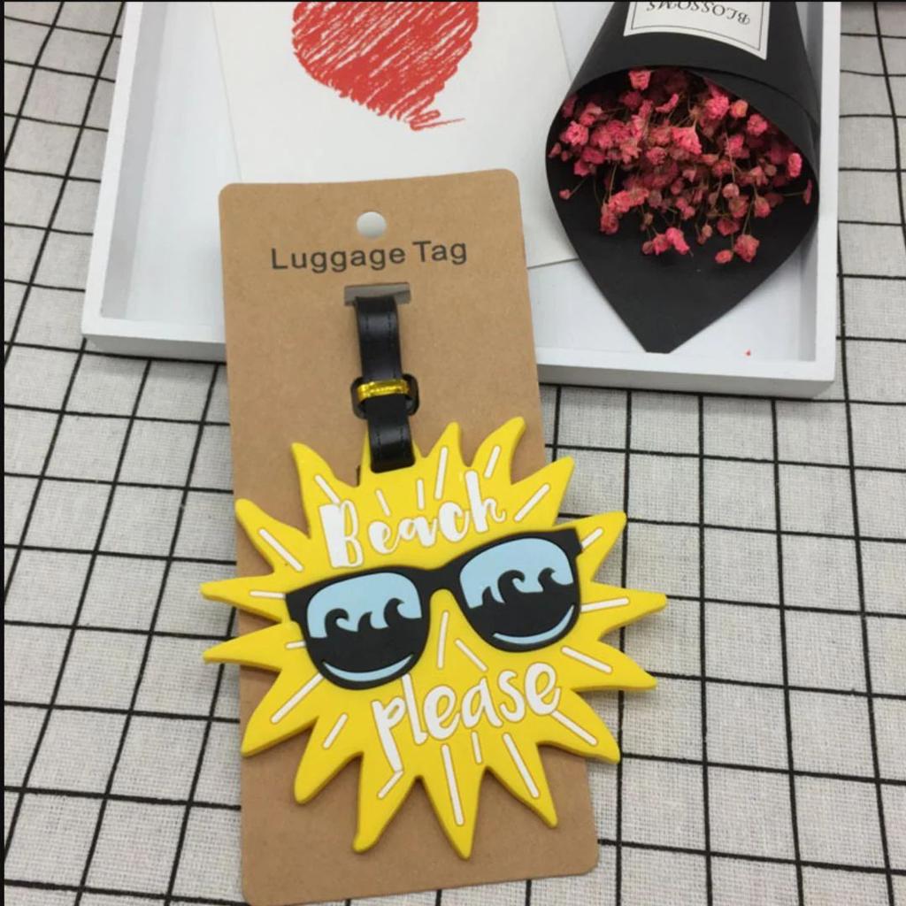 Holiday-Themed Luggage Tags – Fun Silicone Travel Bag Tags — photo 6