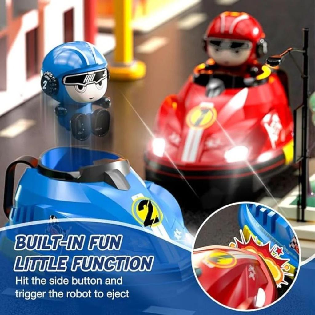 Go Kart Battle Remote Control Car Set – 2 Player RC Collision Cars — photo 3