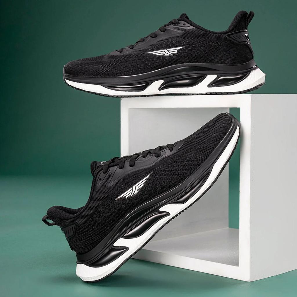 Athleisure Sports Shoes for Men in Black | Low Cut Shoes. — photo 6