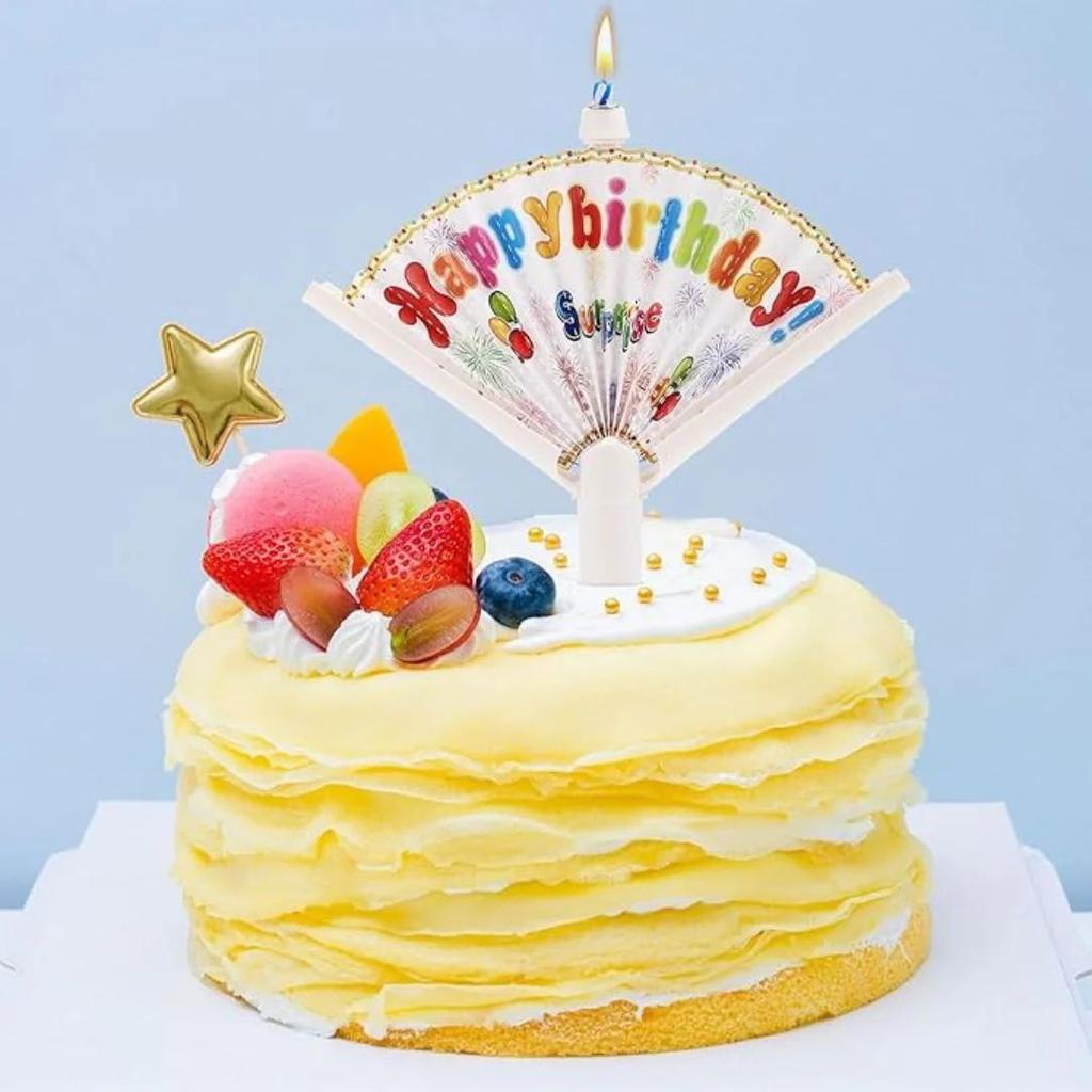 Surprise Pop-Up Banner Birthday Candle — photo 3