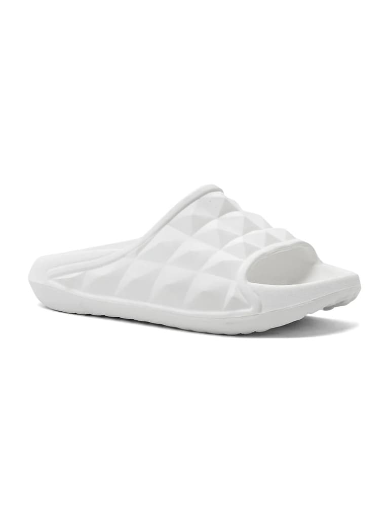 GCW-7006 White Women's Slides — White / 4