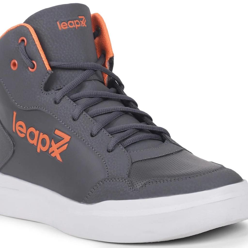 Leap7x Casual Grey Lacing Sneakers VENOUR-1E By Liberty — photo 4