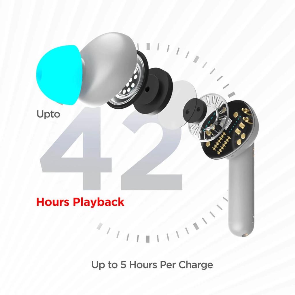 boAt Airdopes 148 | Wireless Earbuds with 8mm Drivers, IWP & ENxTM Technology, ASAP Fast Charge, Upto 42 hours Playback, IPX4 Sweat & Water Resistance — photo 8