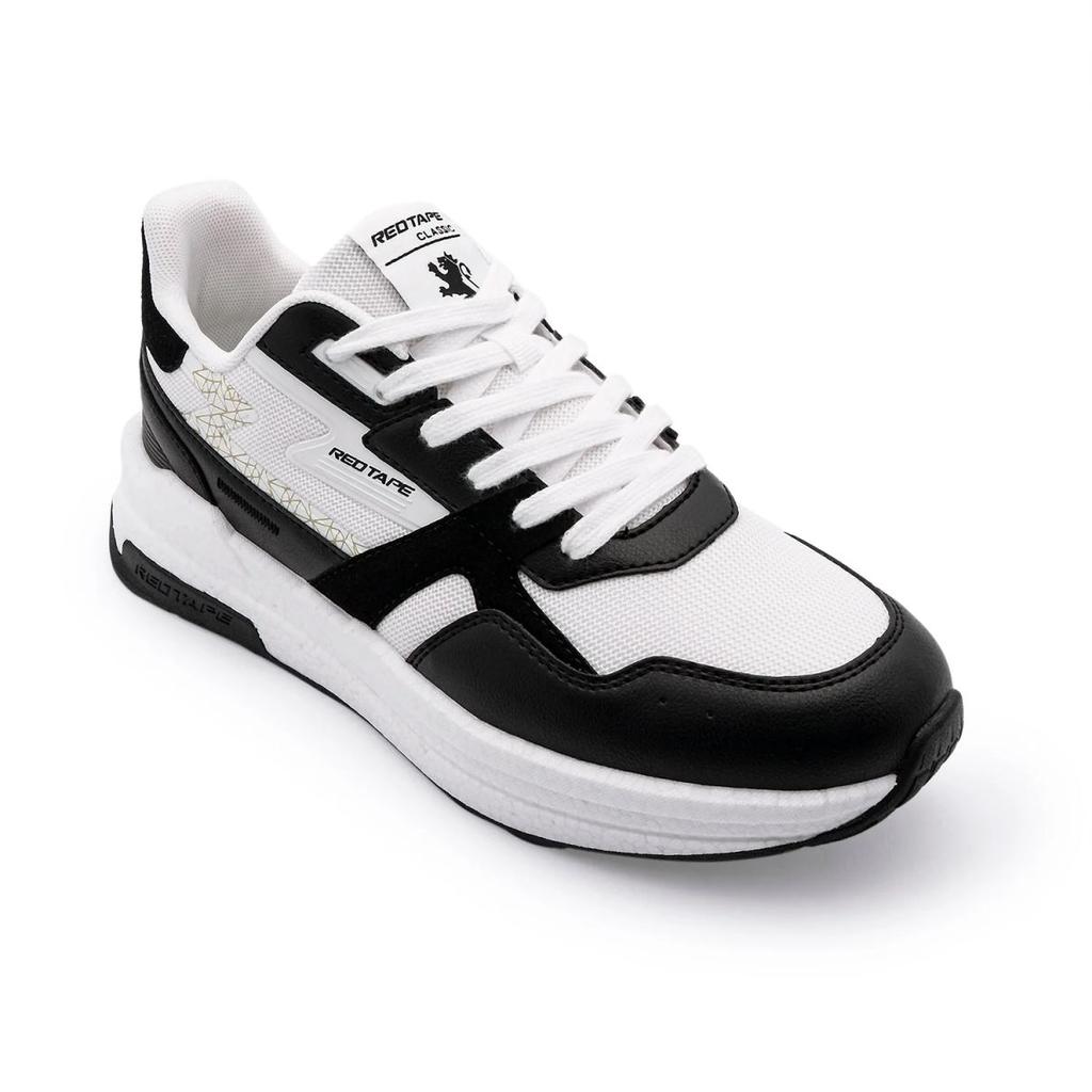 Men's ETPU Lifestyle Casual Shoes | Low-Cut Lace-Up, Breathable Fit & Everyday Comfort — 6 / Black/White
